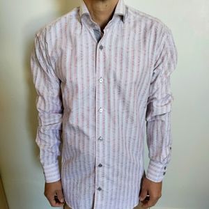 Maceoo striped cotton men's shirt Sz 2